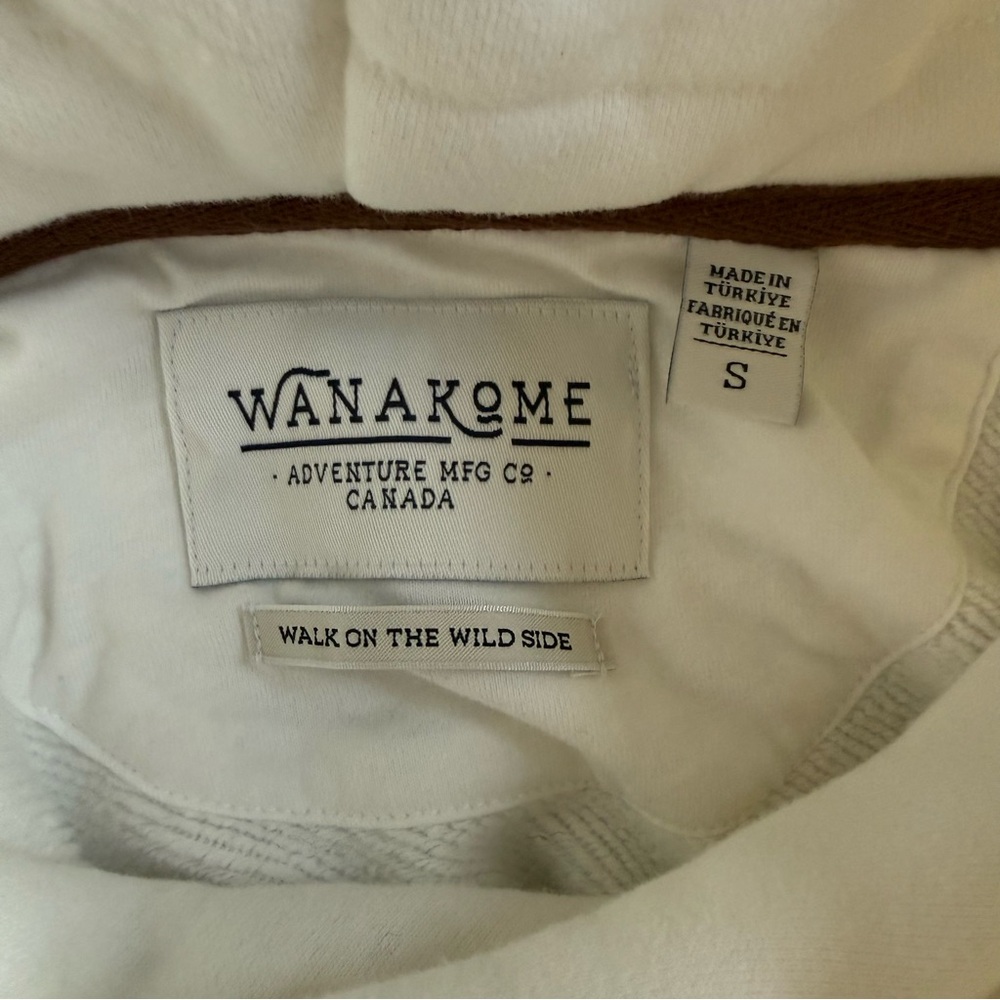 Wanakome Artemis Hooded Sweatshirt in Ivory - Picture 12 of 13